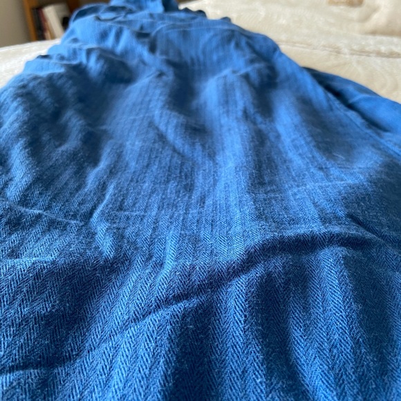 Blue Maxi dress with pockets - Picture 1 of 5